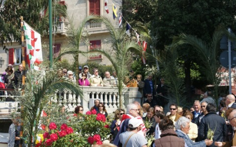 A Rapallo torna la Festa delle Palme alle Nagge