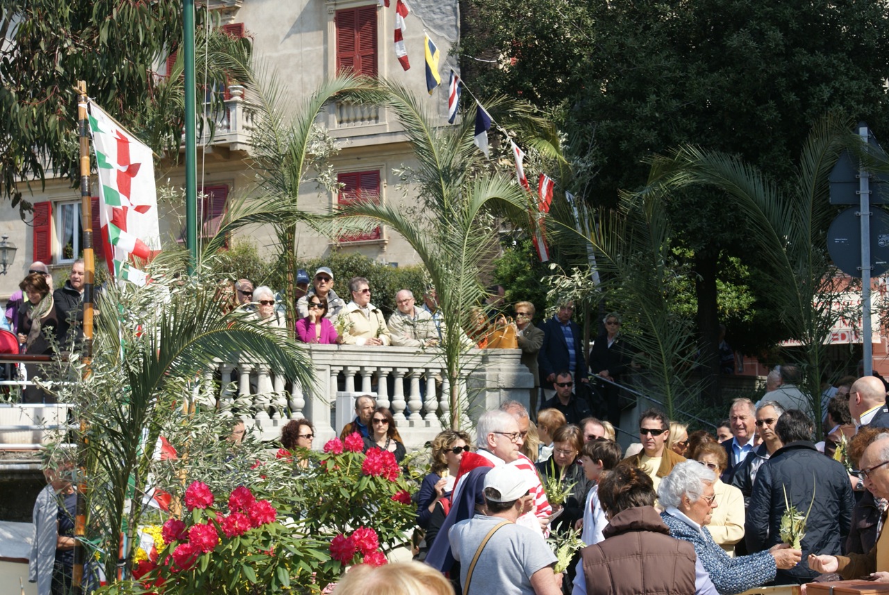 A Rapallo torna la Festa delle Palme alle Nagge