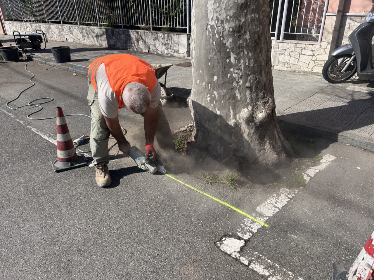 Avviati i lavori di depavimentazione urbana a Sestri Levante