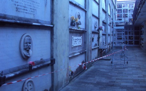 Chiusura dei cimiteri a Recco per maltempo