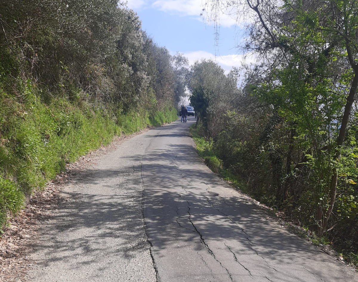 Chiusura della strada tra San Bernardo e Loto a Sestri per rischio cedimento