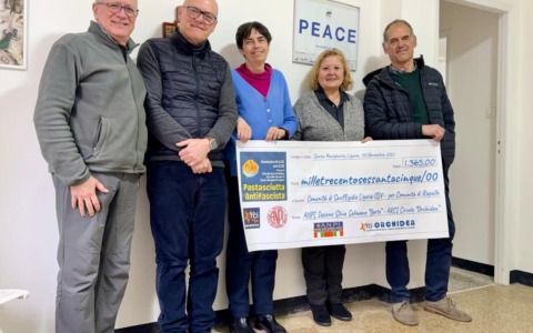 Contributo di 1.365 euro alla Comunità di Sant’Egidio grazie alla Pastasciutta Antifascista