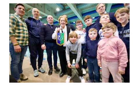 Gianna Pratesi visita la Chiavari Nuoto