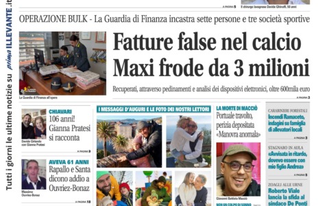 Il Nuovo Levante disponibile in edicola