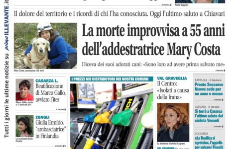 Il Nuovo Levante è disponibile in edicola