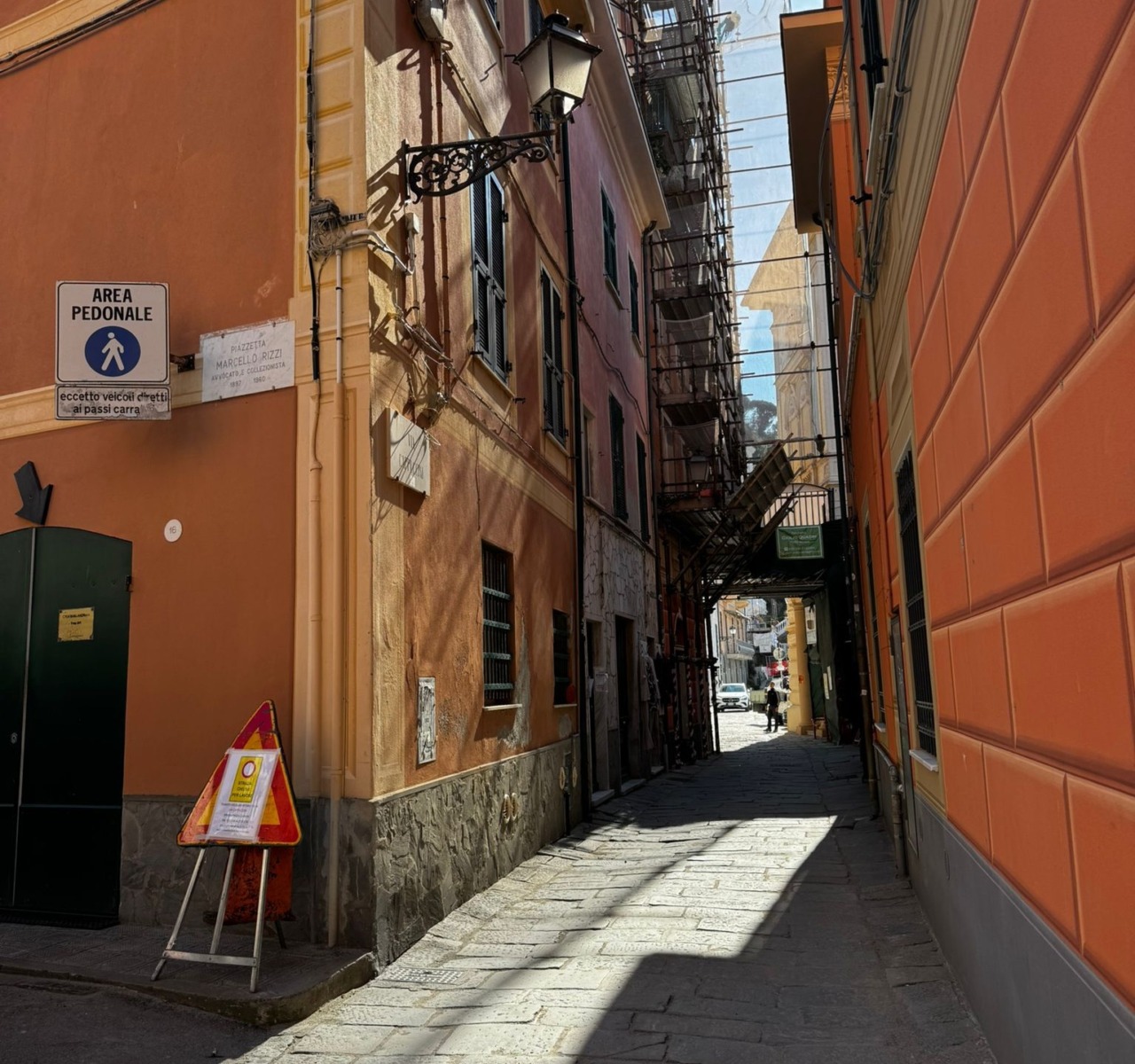 Interventi in via Cappuccini a Sestri Levante, traffico bloccato