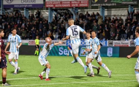 L’Entella supera la Reggiana con un netto 3-0