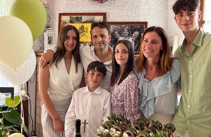 Matteo Gatti, portalettere e padre di una grande famiglia