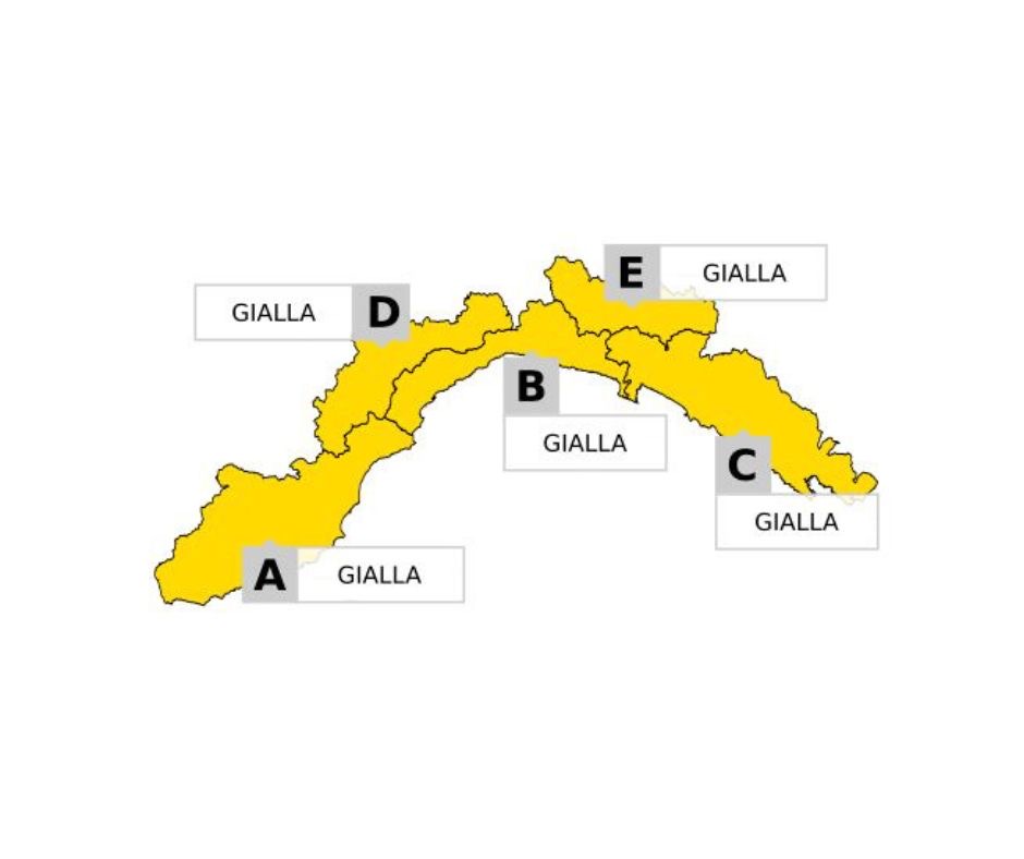 Sabato 14 marzo, attesa allerta gialla
