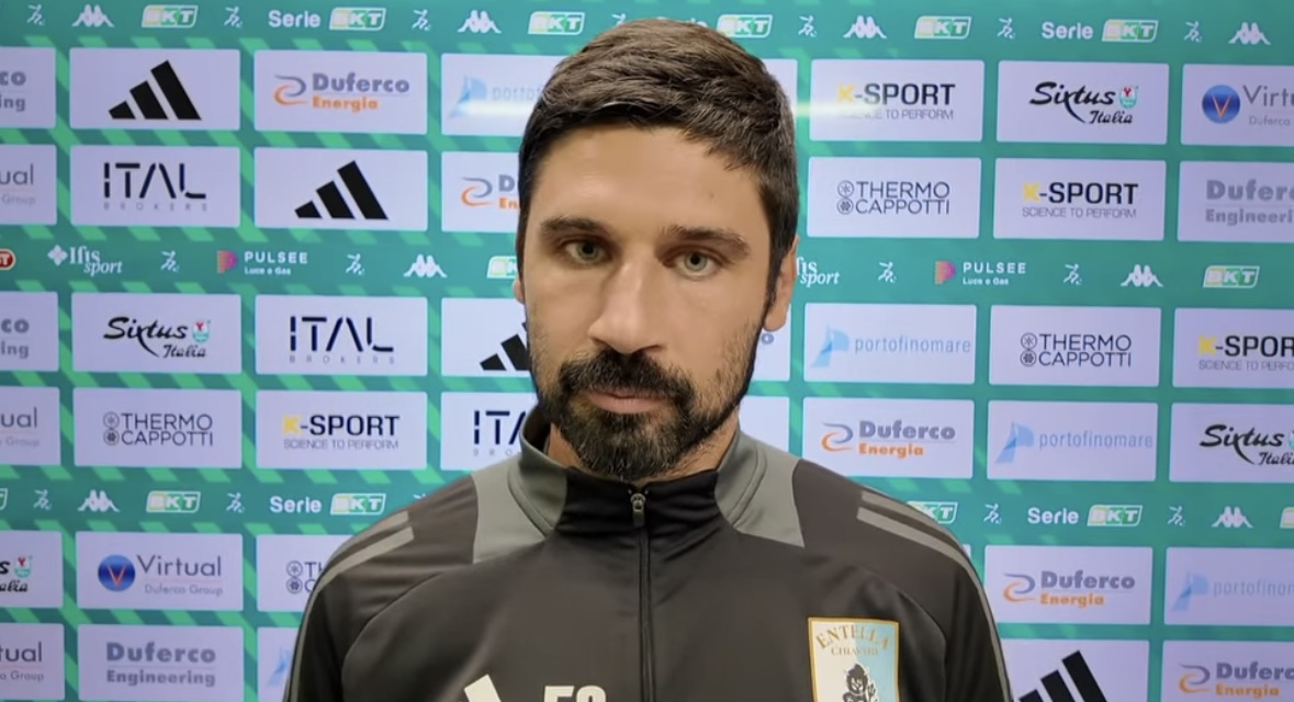 Virtus Entella contro Avellino: le parole di Mister Chiappella