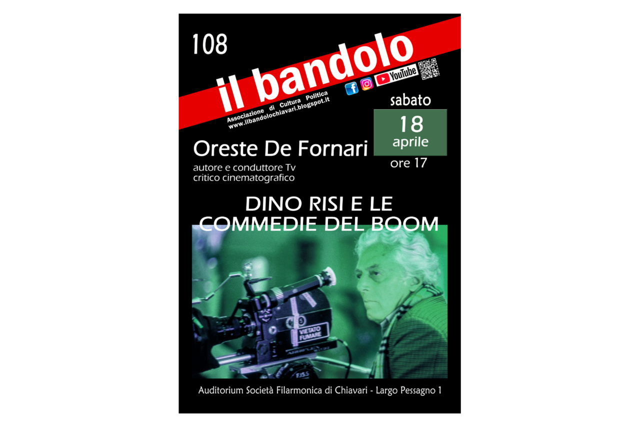 A Chiavari, il nuovo incontro de “Il Bandolo” con Oreste De Fornari