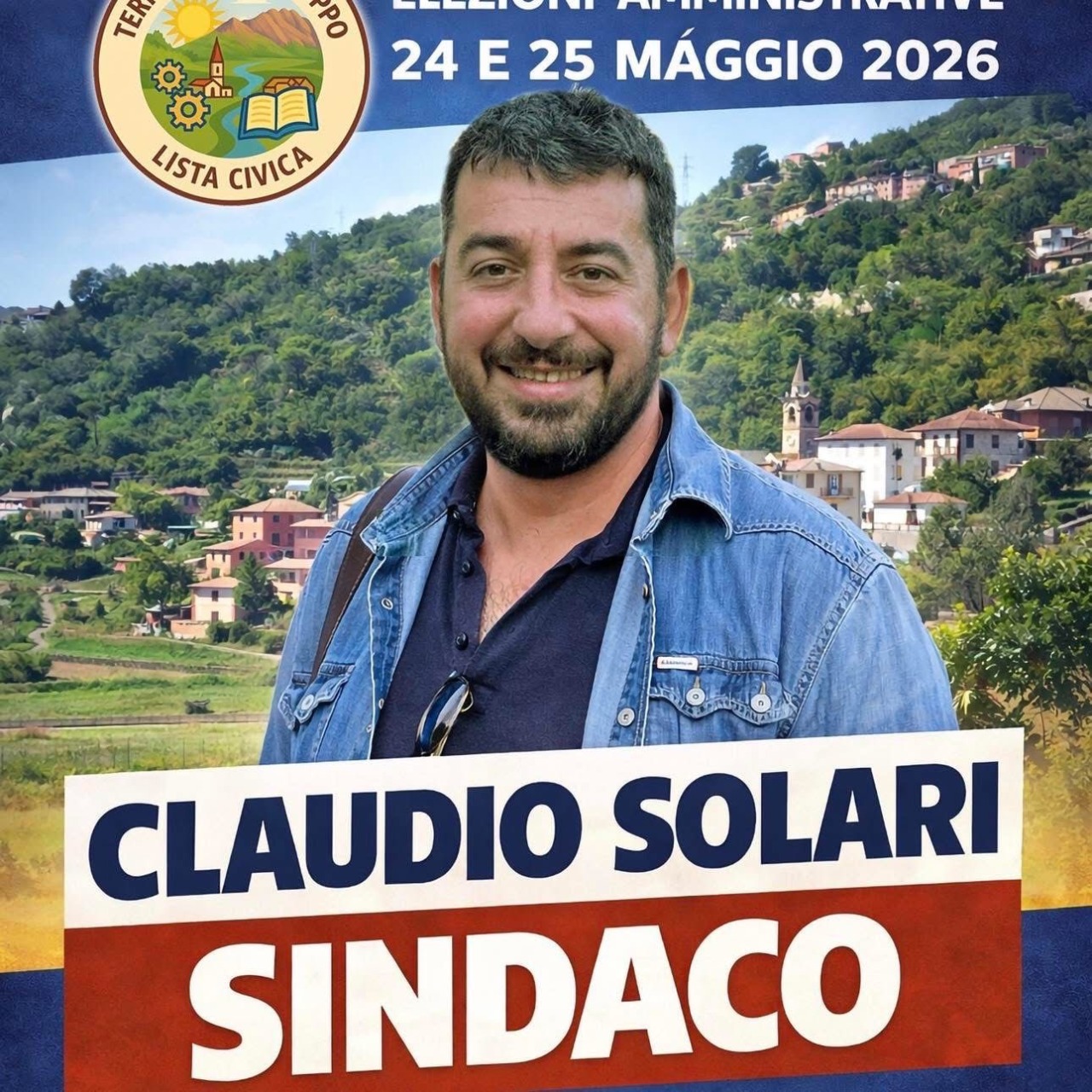 Claudio Solari si candida sindaco di San Colombano Certenoli per le elezioni di maggio