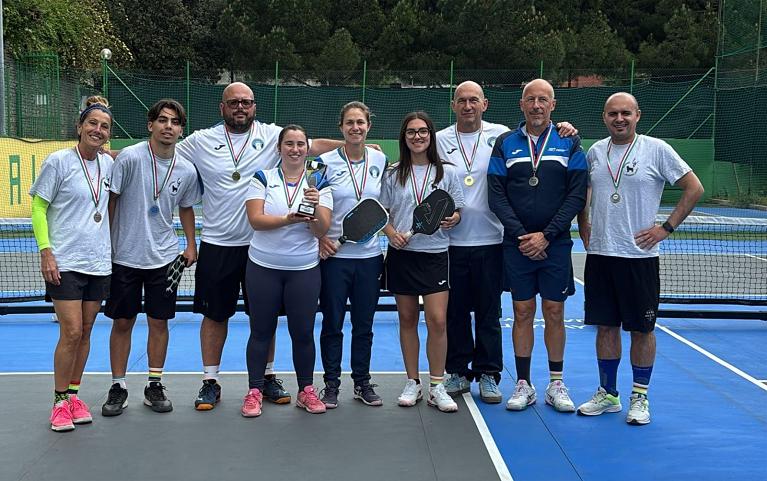 Il Pro Recco Tennis vince il titolo regionale di pickleball