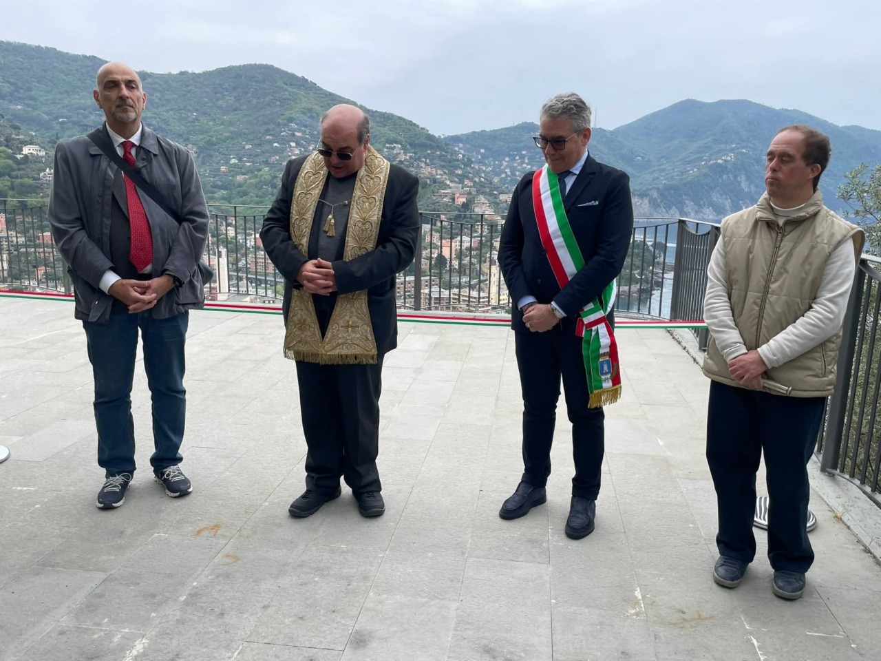 Inaugurato il Belvedere di Megli a Recco