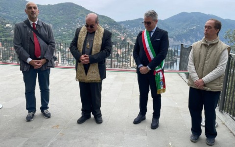 Inaugurato il Belvedere di Megli a Recco