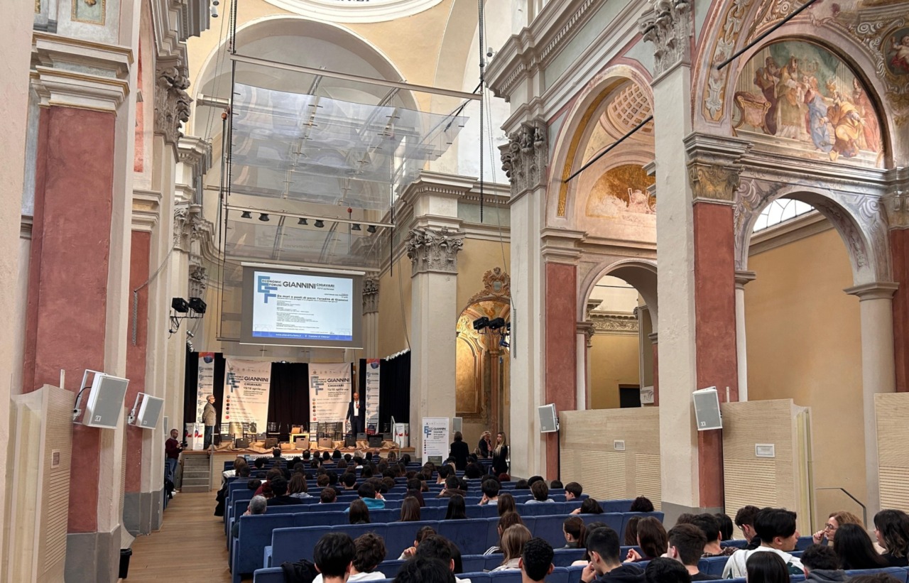 Inaugurazione dell’Economic Forum Giannini a Chiavari con i giovani protagonisti
