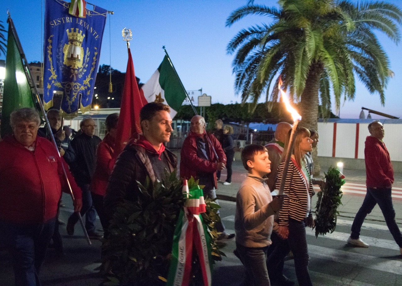 Inizio delle celebrazioni per il 25 Aprile a Lavagna e Sestri Levante