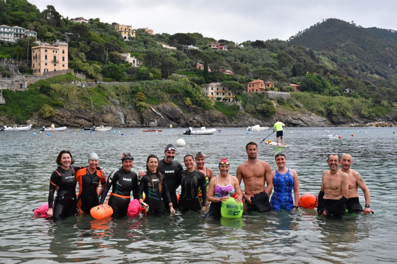 Successo per l’allenamento del progetto Nuoto in Baia a Sestri Levante