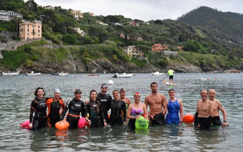 Successo per l’allenamento del progetto Nuoto in Baia a Sestri Levante