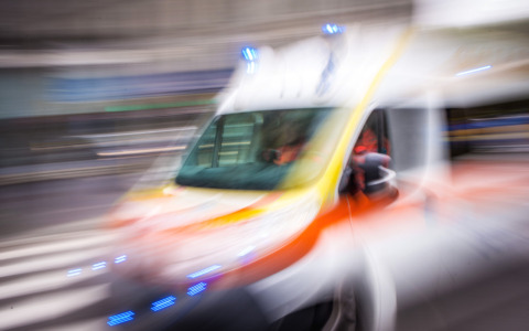 Trasferito un anziano da Camogli a Genova a causa della frana