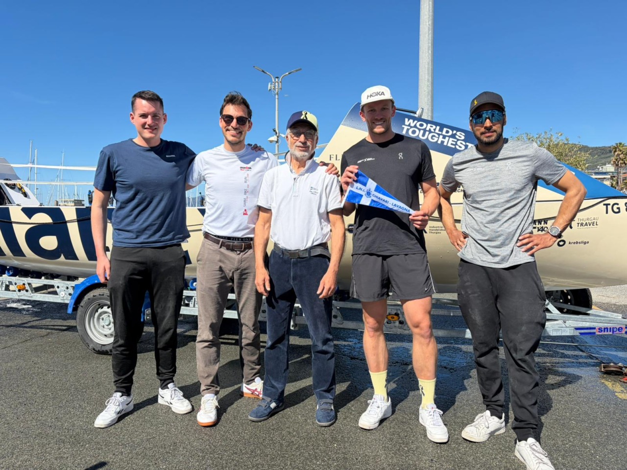 Voga oceanica a Chiavari: la Lega Navale accoglie il Team dell’Atlantx