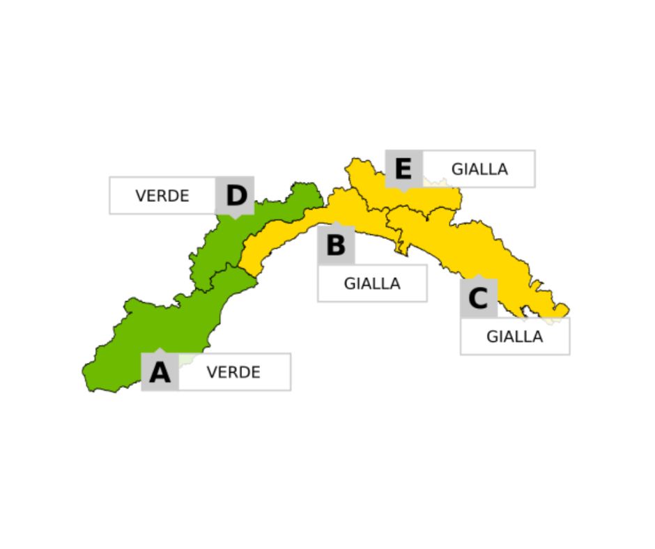 Arpal: Allerta gialla per temporali sul centro levante ligure il 6 maggio