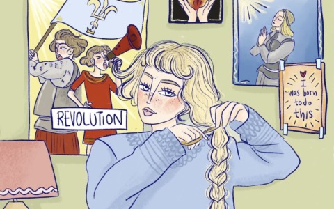 Carlotta Sangaletti reinventa Giovanna d’Arco per Feltrinelli
