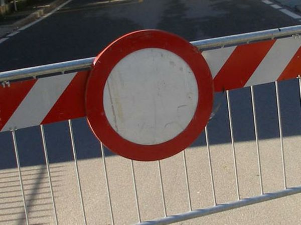 Chiusura della strada a Tonnego per lavori di consolidamento a Rapallo