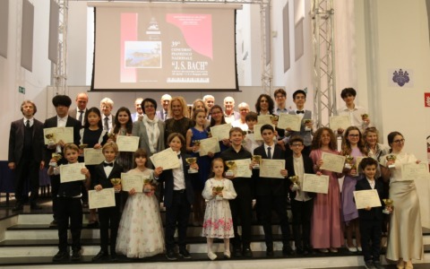 Evan Miliani, 9 anni, trionfa al Concorso Bach di Sestri Levante