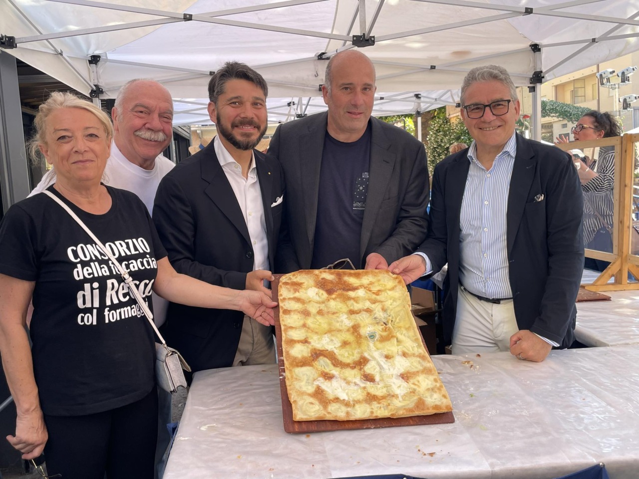 Festa della Focaccia Igp a Recco: oltre 20.000 visitatori