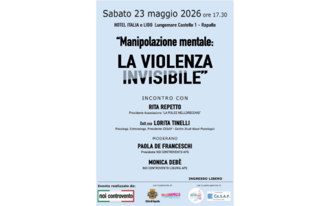 Incontro a Rapallo sulla manipolazione psicologica