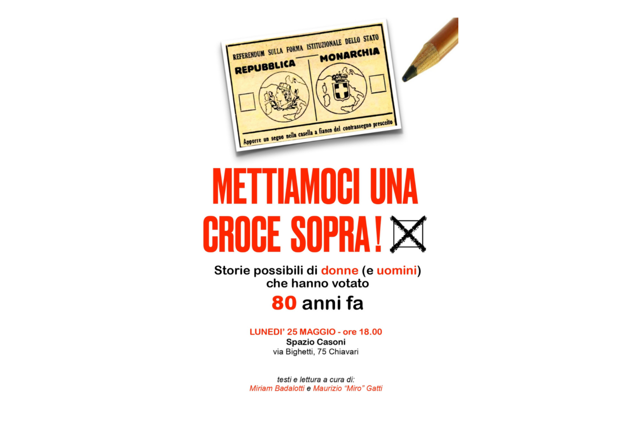 “Mettiamoci una croce sopra!”: celebrazione degli 80 anni di voto femminile