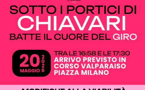 Modifiche alla viabilità a Chiavari per il Giro d’Italia