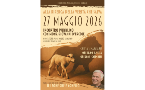 Monsignor Giovanni D’Ercole presenta il suo libro a Carasco