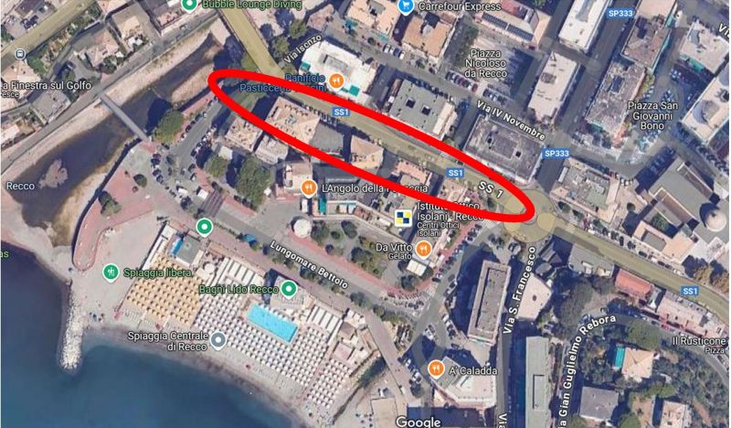 Partono i lavori di riqualificazione dei marciapiedi di via Biagio Assereto a Recco