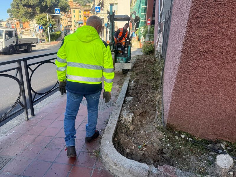 Recco: lavori di riqualificazione per il verde nell’area della cabina Loderini