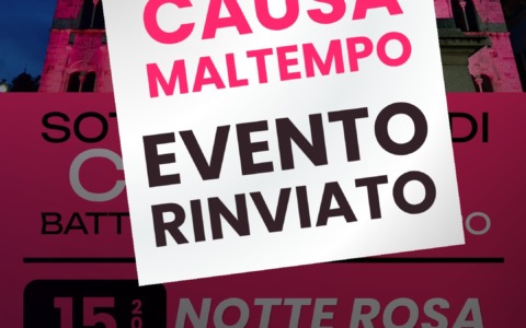 Rinviato il DJ Set della Notte Rosa a Chiavari per maltempo