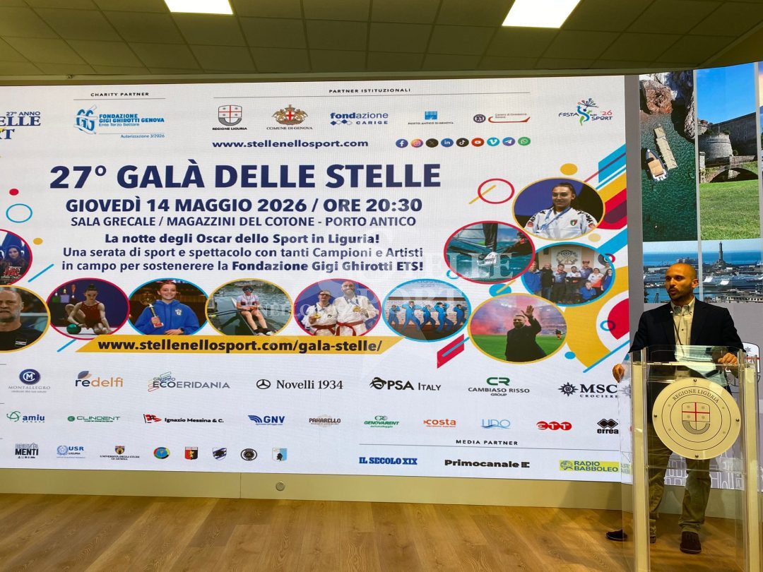 Stelle nello Sport: il 14 maggio il Galà premia i talenti liguri a Genova