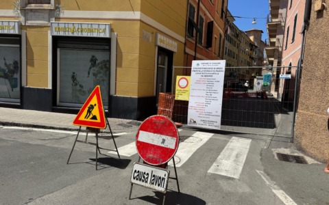 A Chiavari inizio dei lavori di riqualificazione in via Magenta e via Entella
