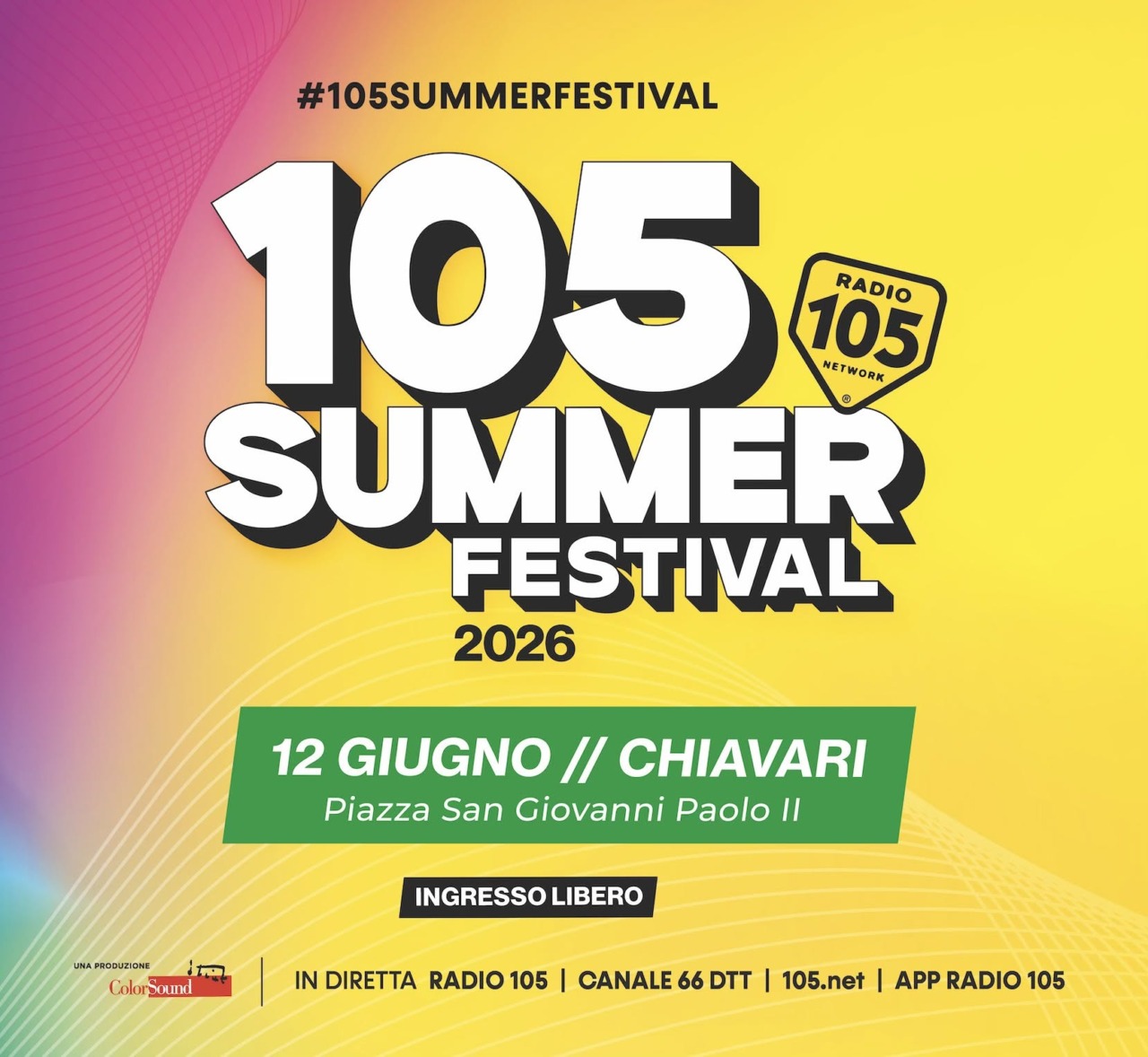 Al via le prenotazioni per il 105 Summer Festival