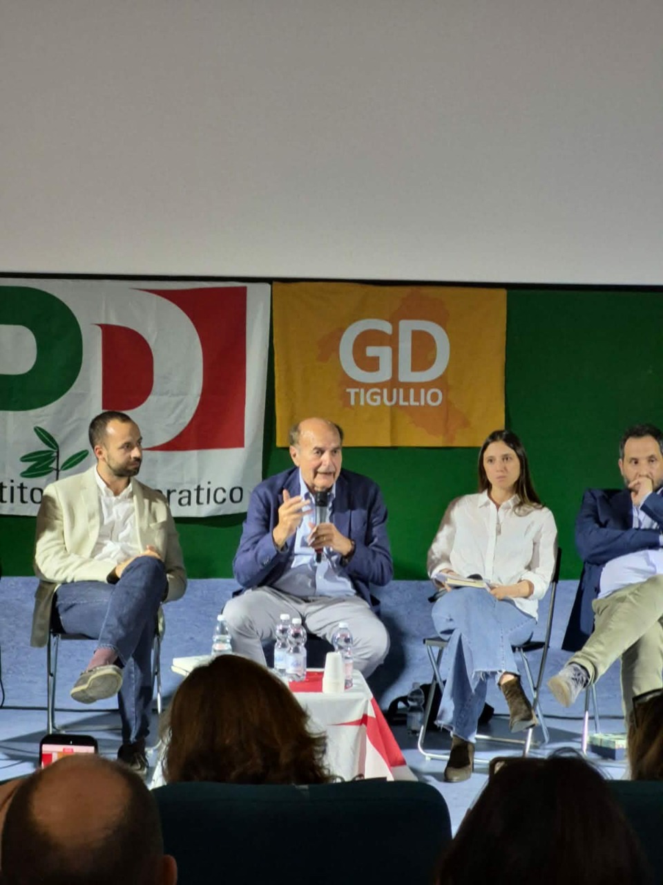 Bersani presenta il suo libro a Chiavari