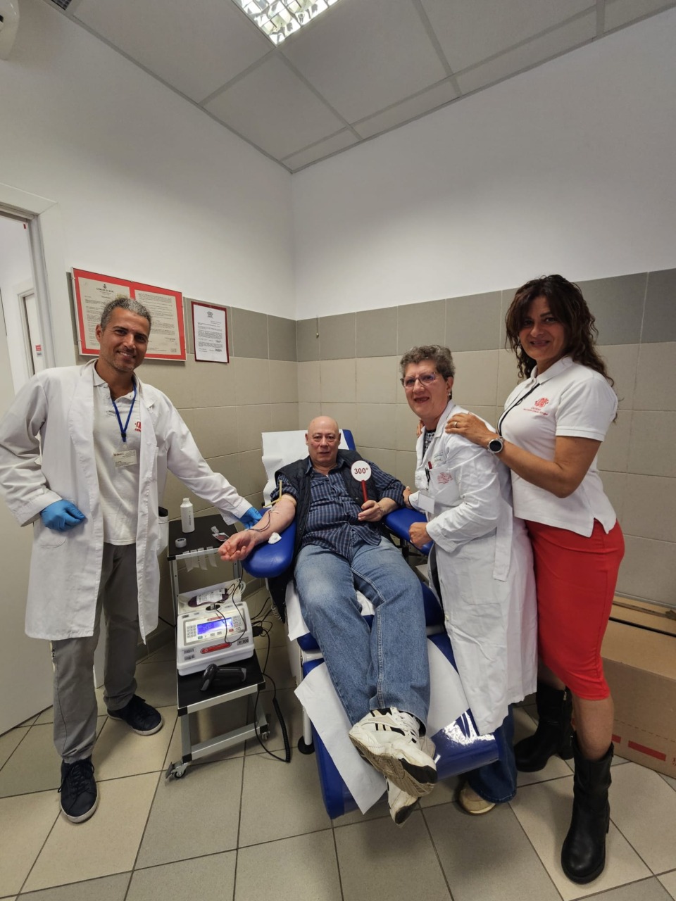 Celebrazione della Giornata mondiale del donatore di sangue a Sori