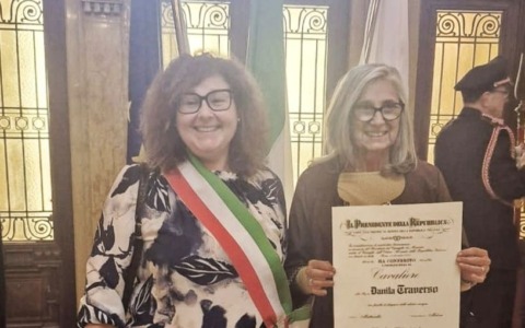 Danila Traverso diventa Cavaliere dell’Ordine al Merito della Repubblica Italiana