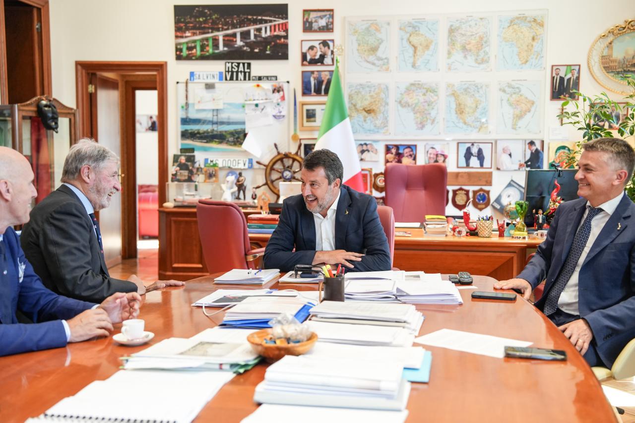 Il ministro Matteo Salvini: “Avanzamenti decisivi per il collegamento tra Fontanabuona e Rapallo”