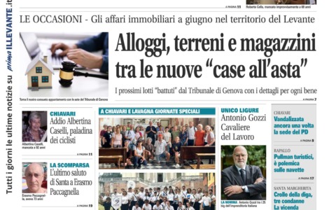 Il Nuovo Levante è disponibile in edicola