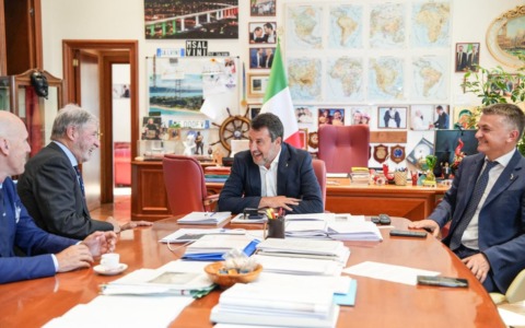 Incontro tra Salvini, Bucci e Rixi sul Tunnel Fontanabuona