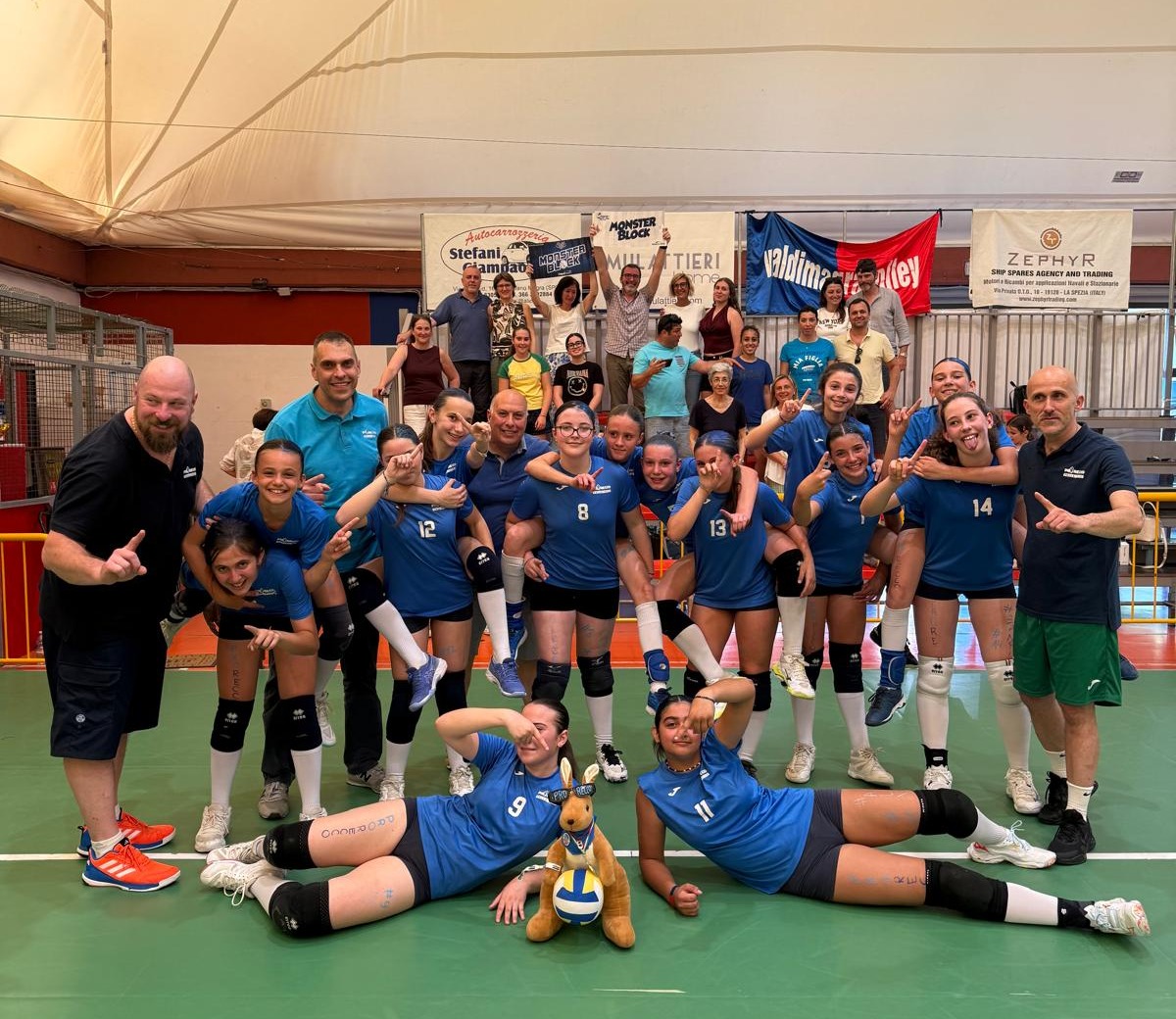 La Pro Recco Pallavolo conquista il titolo territoriale a La Spezia