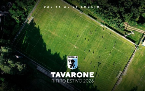 La Virtus Entella si prepara per il ritiro a Tavarone dal 14 al 31 luglio