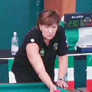 Laura Biolcati, un volto noto del biliardo ligure