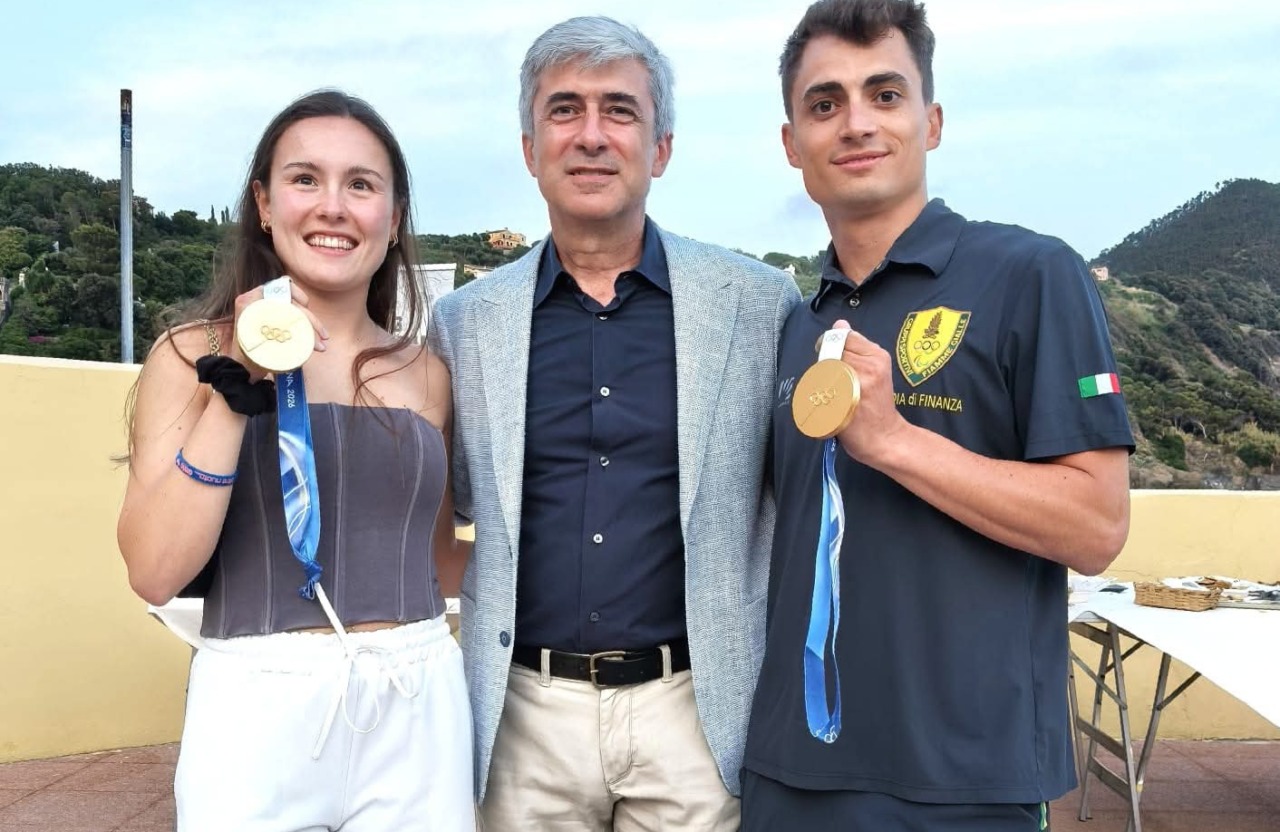 Pietro Sighel ed Elisa Confortola a Sestri Levante per la Cavi-Sestri
